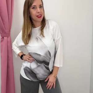 Maglia con stampa grigia - abbigliamento - Artigli