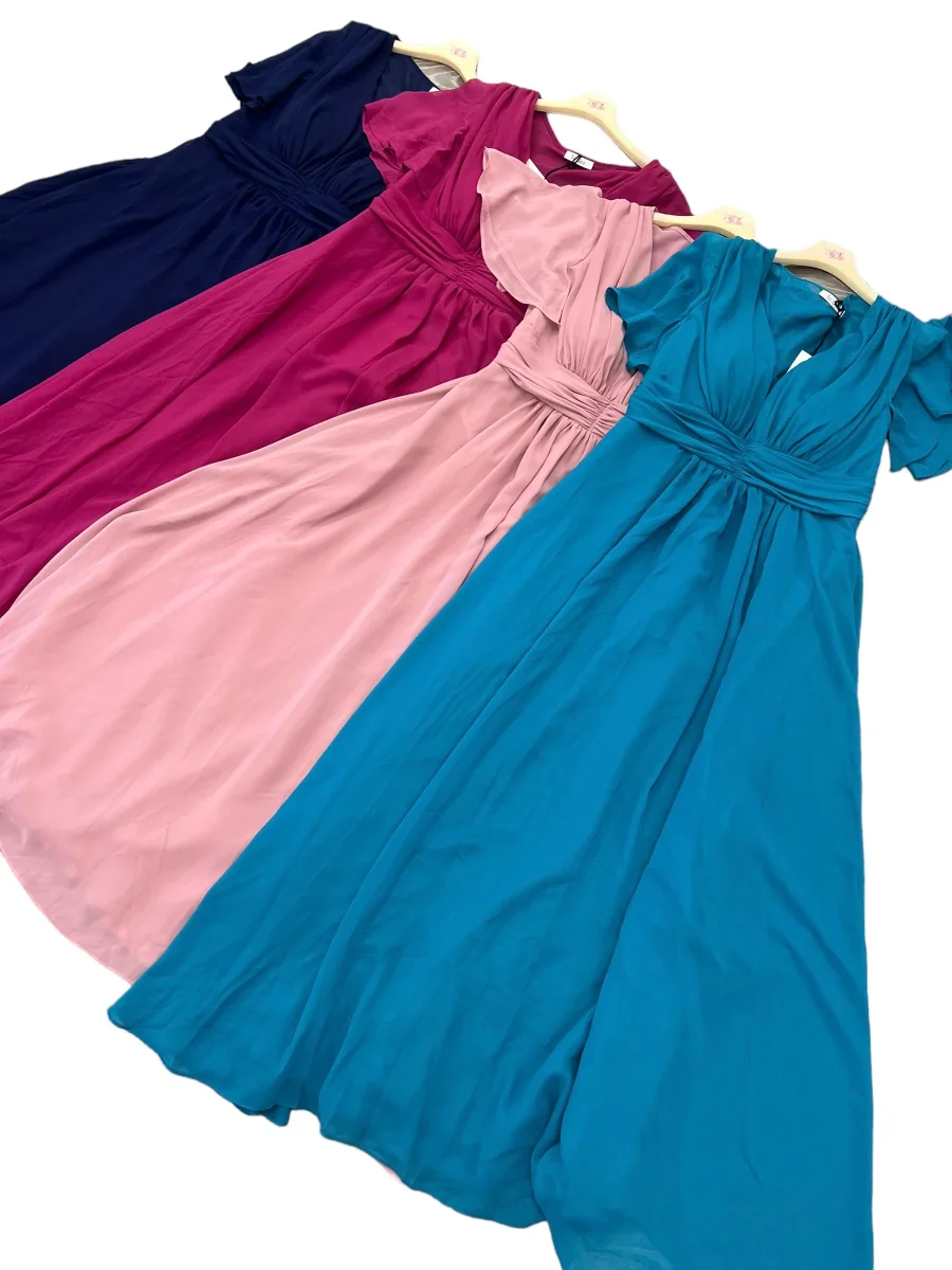 Abito curvy lungo aletta - abbigliamento - Stilosa - immagine 3