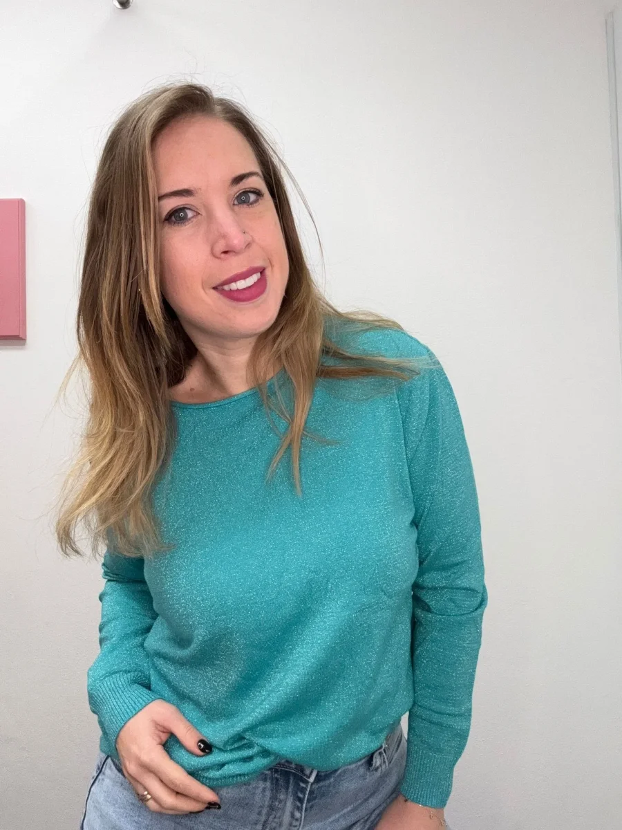 Maximaglia lurex girocollo - abbigliamento - Stilosa