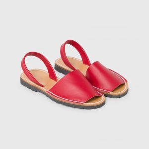 MINORCHINE ROSSE SANDALI DONNA PELLE AMAIA