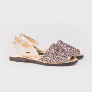 MINORCHINE GLITTER MULTICOLOR DONNA PELLE AMAIA