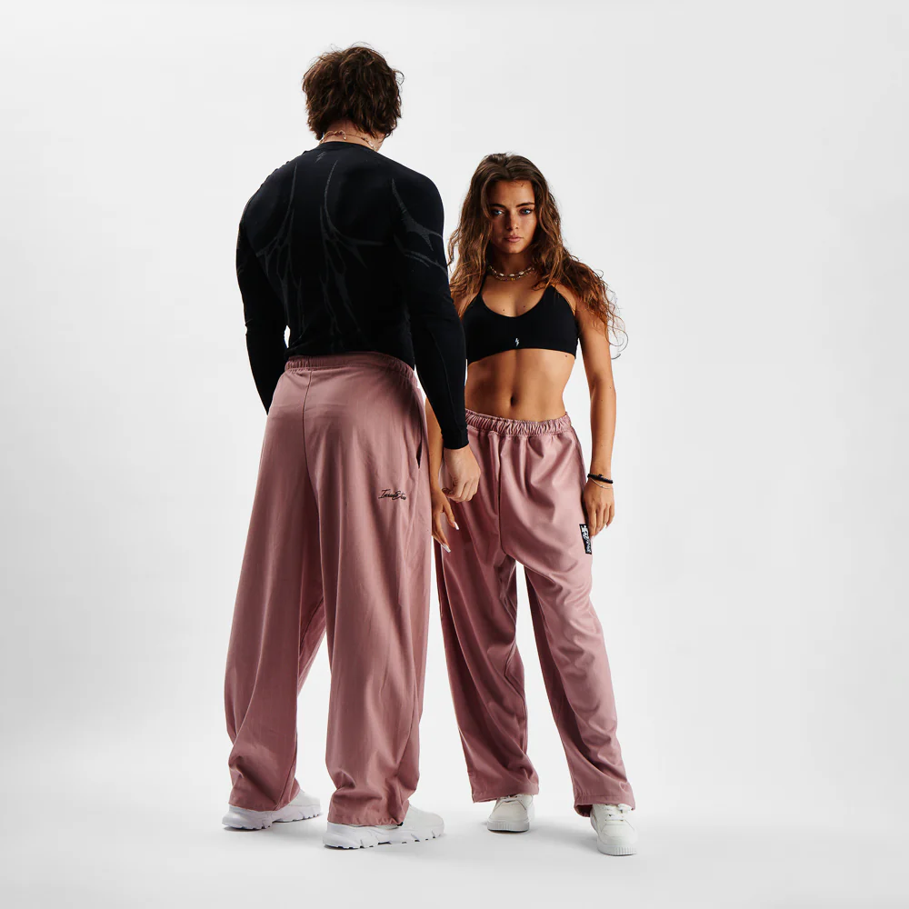 Pants MAMMAMIA - Pinstripe Old Pink - immagine 2