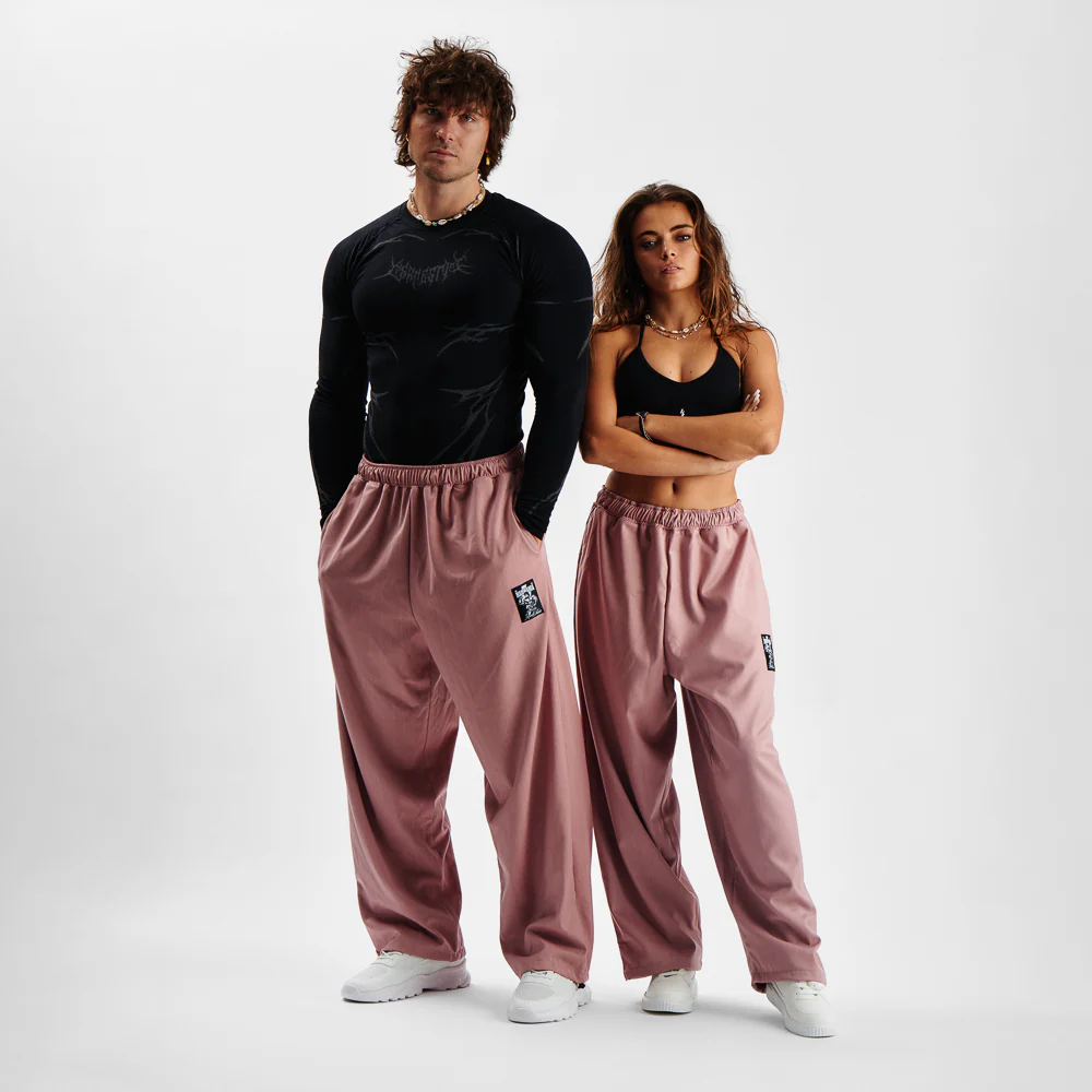 Pants MAMMAMIA - Pinstripe Old Pink - immagine 3