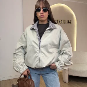 Jacket collo quadretti