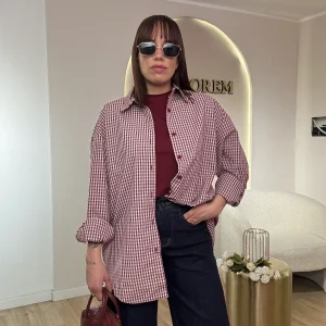 Camicia quadretti 100% cotone