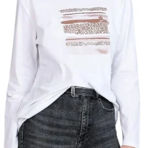 T-shirt stampa quadro maculato - abbigliamento - Stilosa