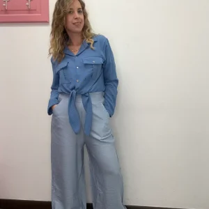 Panta palazzo 3 bottoni - abbigliamento - Stilosa