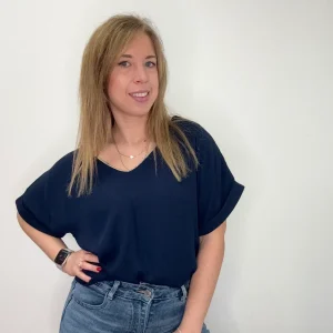 Blusa scollo V con passamaneria - abbigliamento - Jiveley