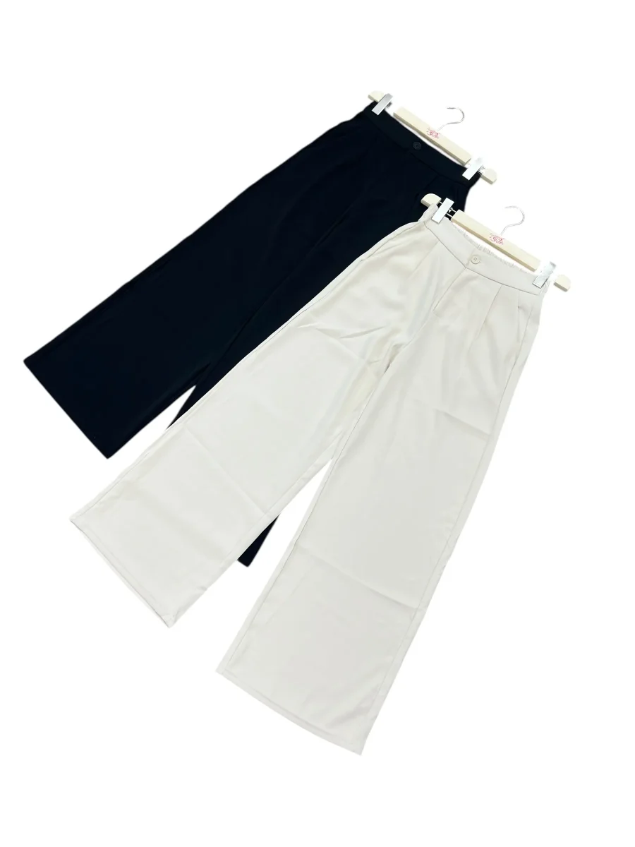 Pantalone palazzo ccon pence e tasca - abbigliamento - Stilosa - immagine 5