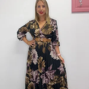 ABito lungo fantasia lurex - abbigliamento - Artigli