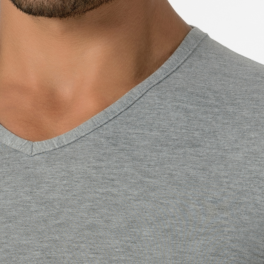 ART. 30441 M/M ELASTICIZED COTTON STRETCH ROUND NECK - immagine 3