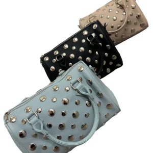 Bauletto con borchie rotonde - Borsa - Stilosa