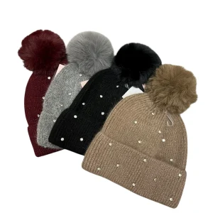 Berretto ponpon GLIMMER - abbigliamento - Stilosa