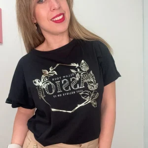 T-shirt stampa fashion curvy - abbigliamento - Jiveley