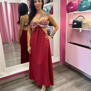 Abito corpetto fantasia - abbigliamento - Stilosa