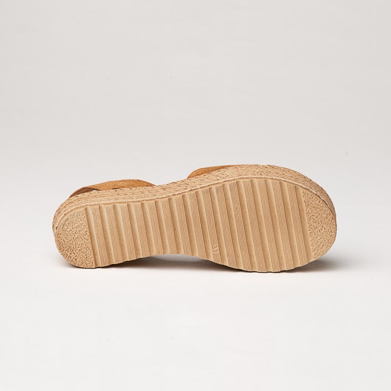 BELINDA SCARPA IBICENCA DONNA PELLE SCAMOSCIATA COLORE CUOIO - immagine 5