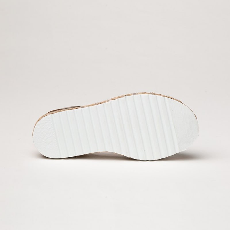 ALMA SCARPA IBICENCA DONNA PELLE E PAILLETTES COLORE ARGENTO - immagine 5