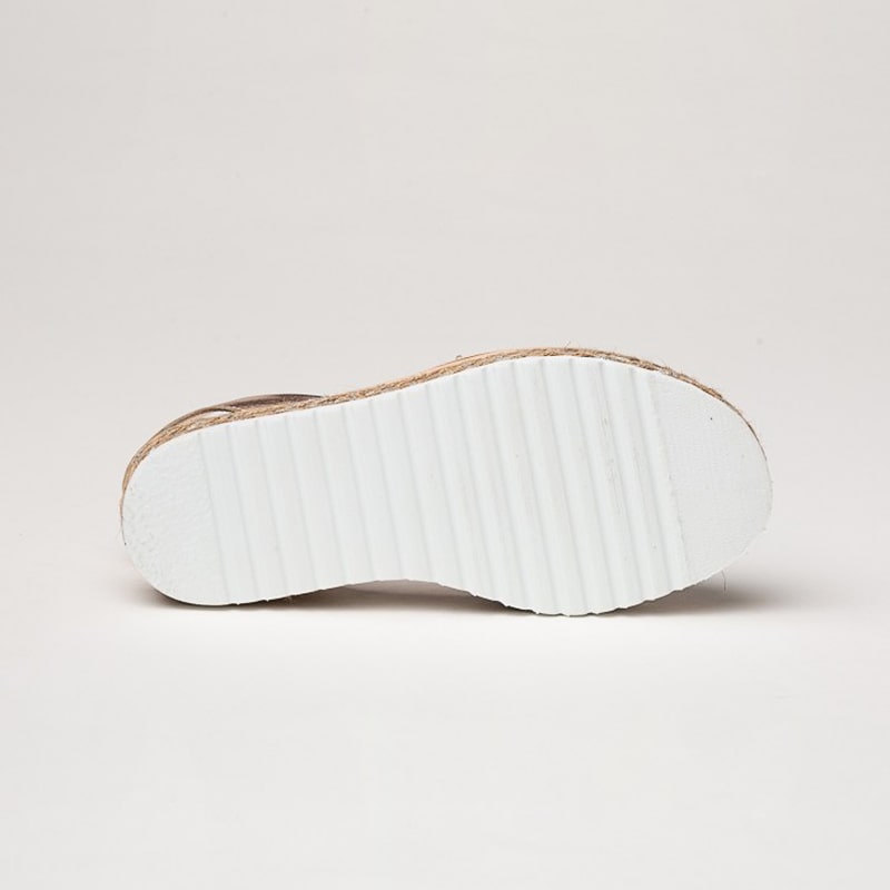 ALMA SCARPA IBICENCA DONNA PELLE E PAILLETTES COLORE NUDE - immagine 5