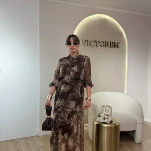 Abito lungo fantasia