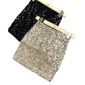 Gonna corta paillettes - abbigliamento - Stilosa