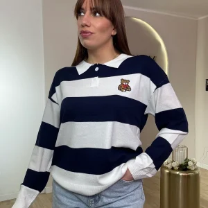 Maglia righe con Teddy