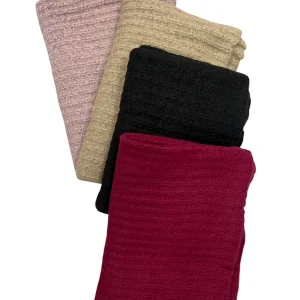 Sciarpa tinta unita rigata - abbigliamento - Stilosa