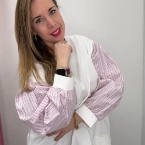 Maglia manica camicia rigata - abbigliamento - Stilosa