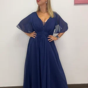 Abito curvy lungo aletta - abbigliamento - Stilosa