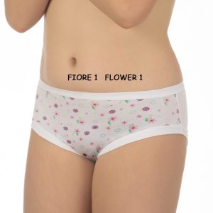 ART. 60189 SLIP BIMBA STAMPA FIORI COTONE BIELASTICO
