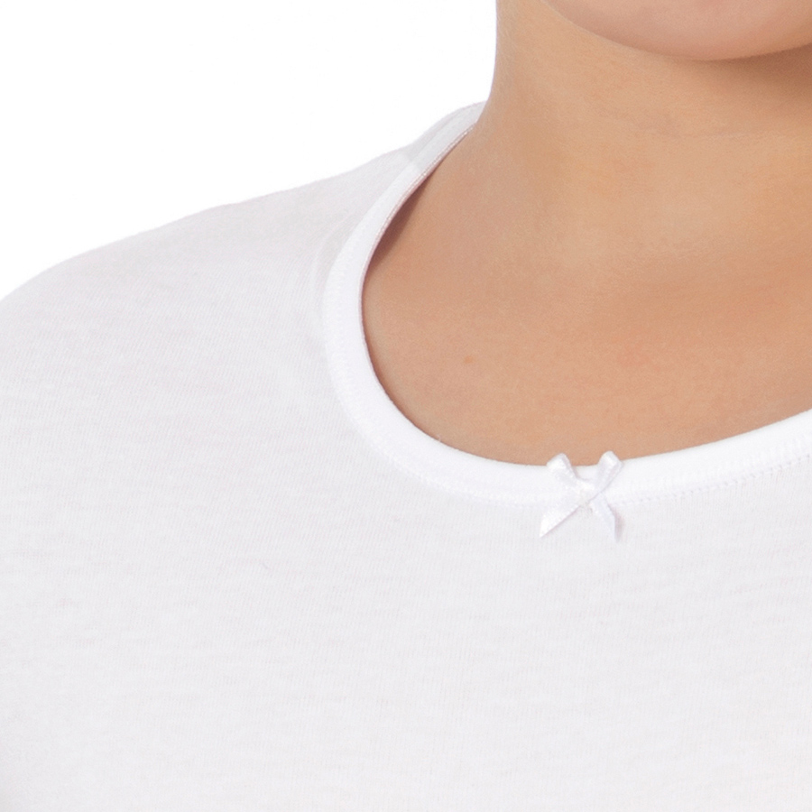 ART. 60192 HALF SLEEVE BABY GIRL 100% RIBBED COTTON - immagine 3