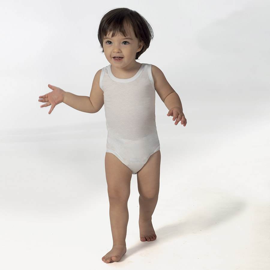 ART. 60197 BODY SPALLA LARGA 100% COTONE