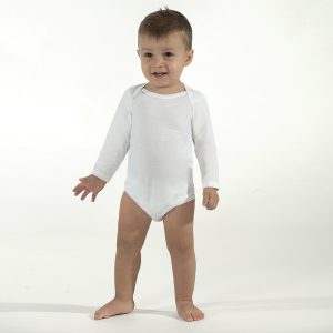 ART. 60225 BODY MANICA LUNGA 100% COTONE