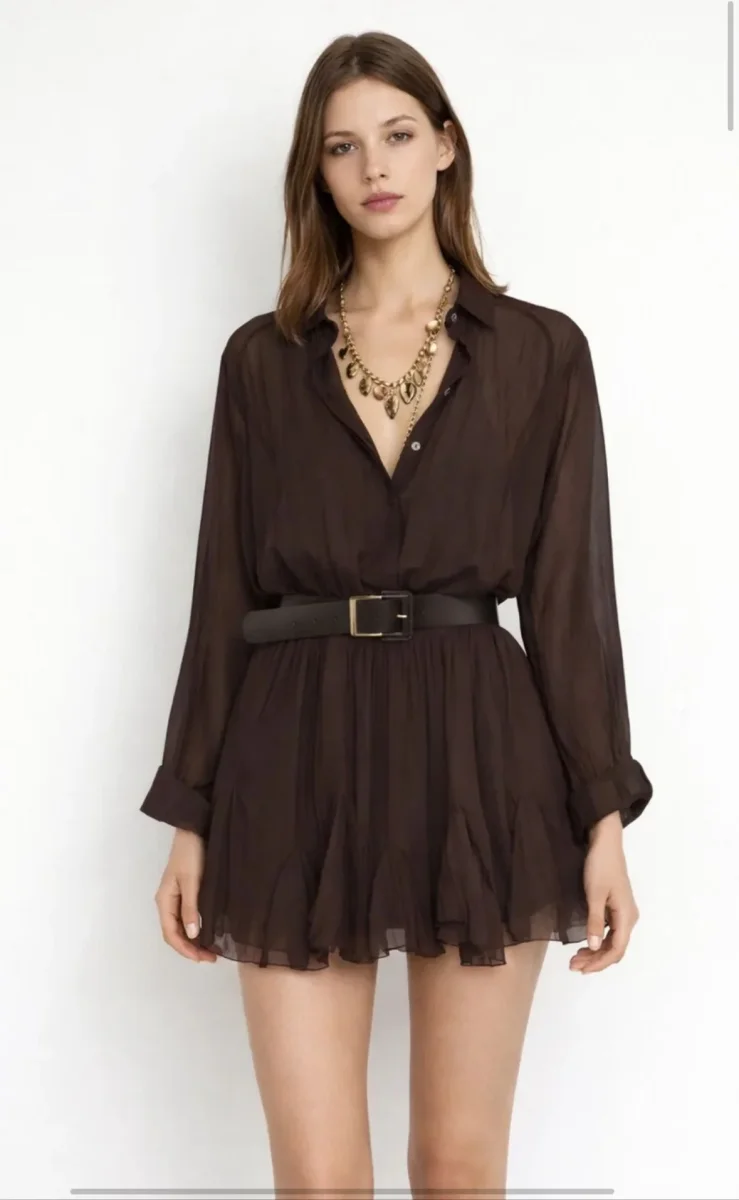 Abito mod Zara con cinta - immagine 2