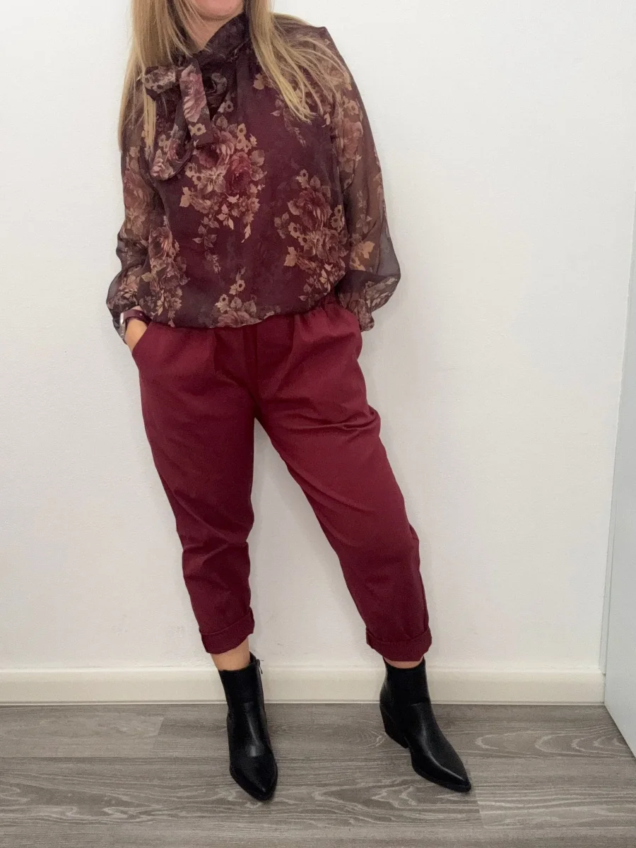 Panta stretch con tasca obliqua - abbigliamento - Stilosa - immagine 3