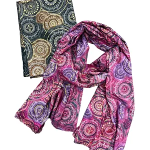 Foulard con cerchi e oro - Sciarpa - Stilosa