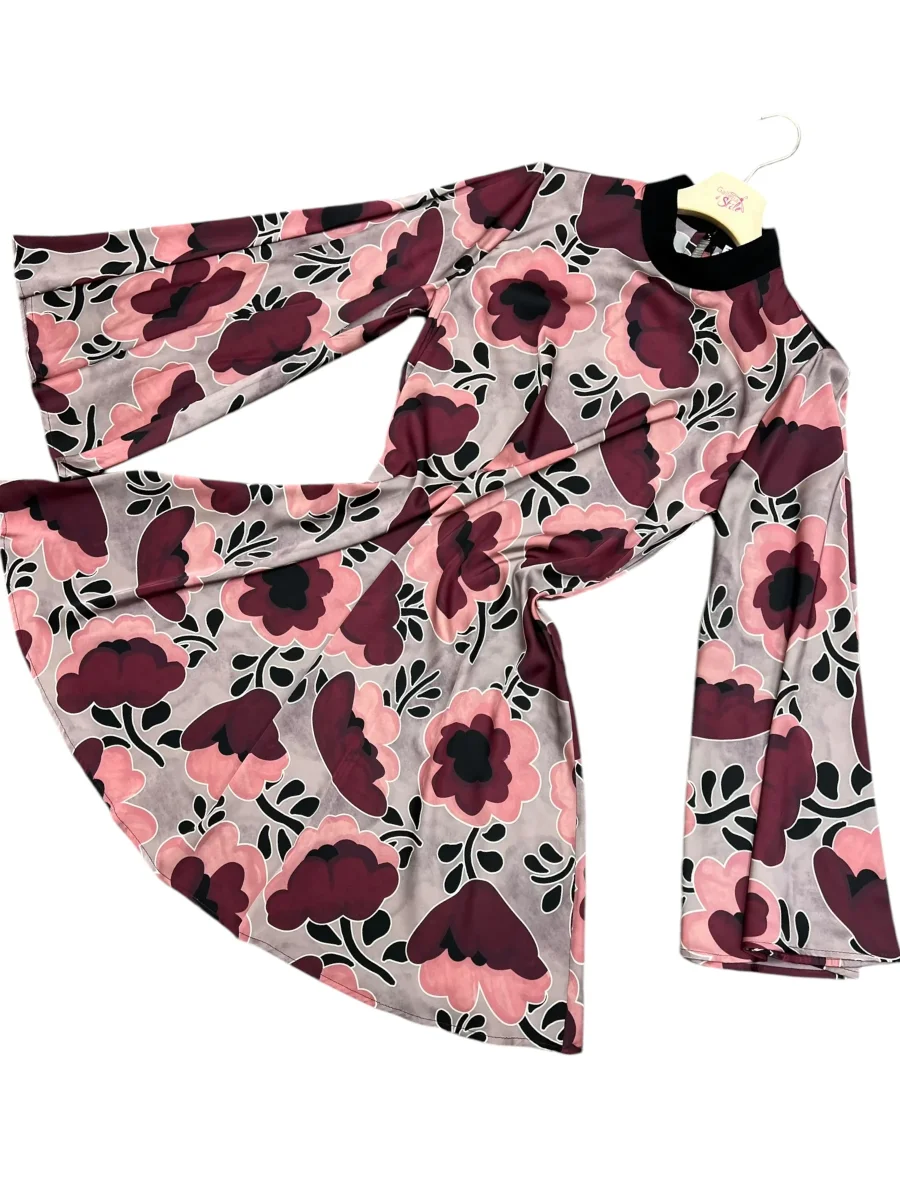 Abito fantasia corto fiori - abbigliamento - Artigli - immagine 4