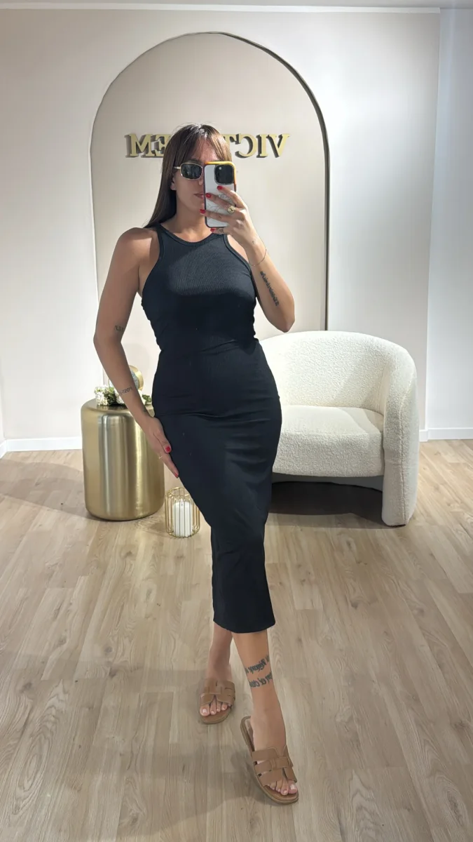 Vestito costine low cost - immagine 3