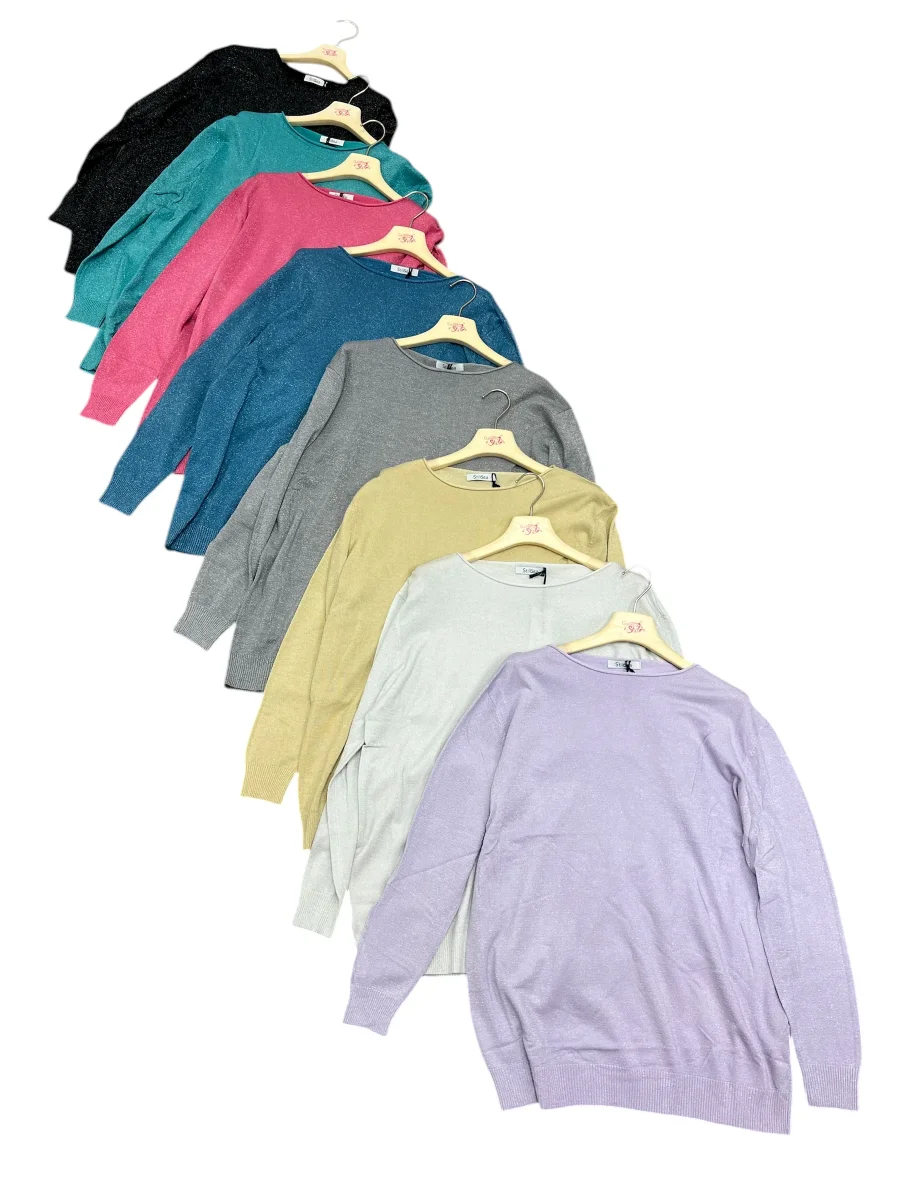 Maximaglia lurex girocollo - abbigliamento - Stilosa - immagine 4