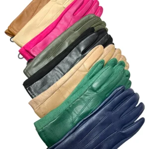 Guanti ecopelle righe - abbigliamento - Stilosa