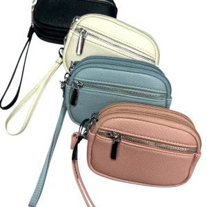 Portamonete tondo 3 zip - Borsa - Stilosa