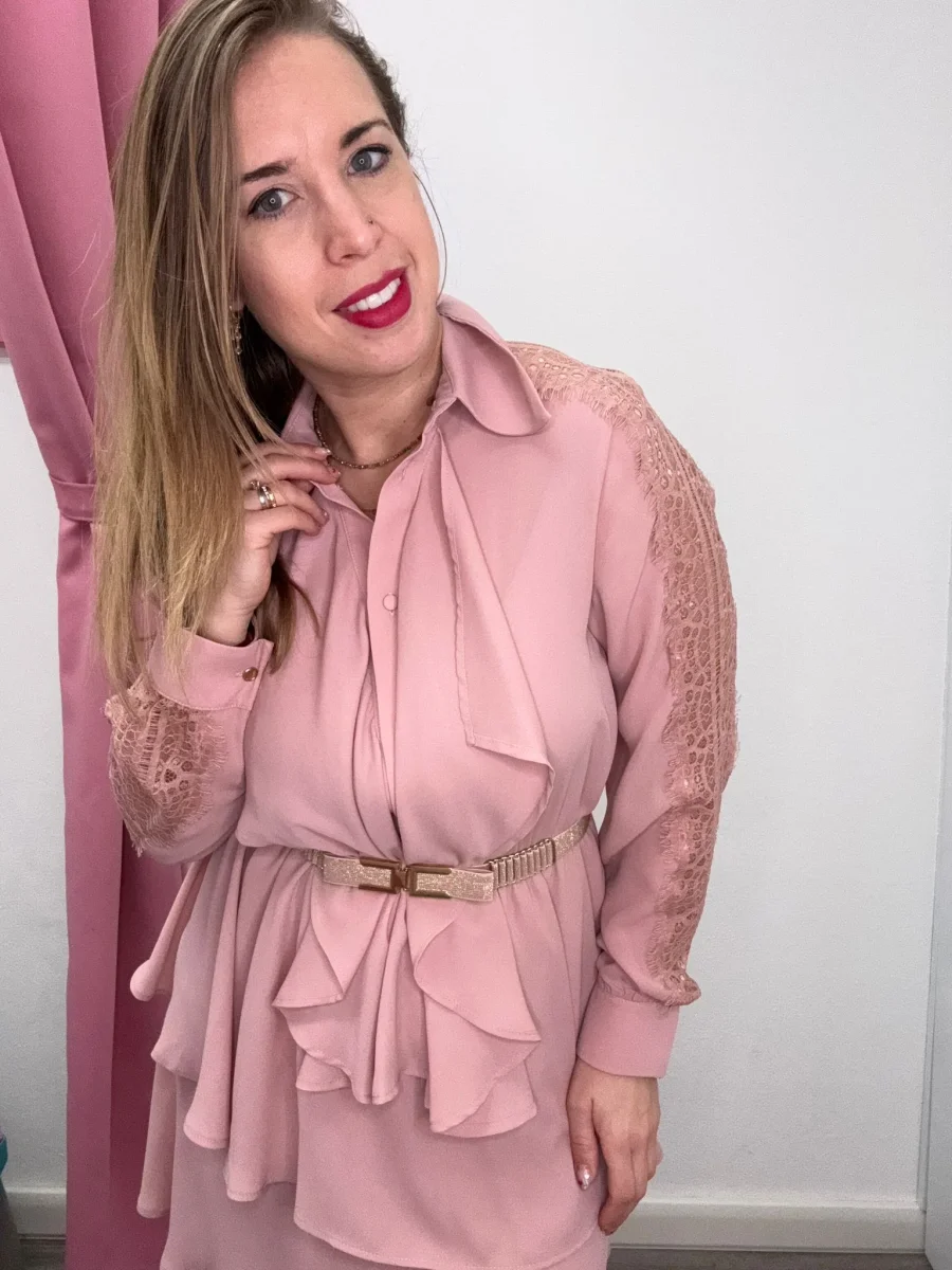 Abito con inserto pizzo - abbigliamento - Artigli - immagine 3