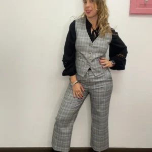 Pantalone cropped principe di galles - abbigliamento - Artigli