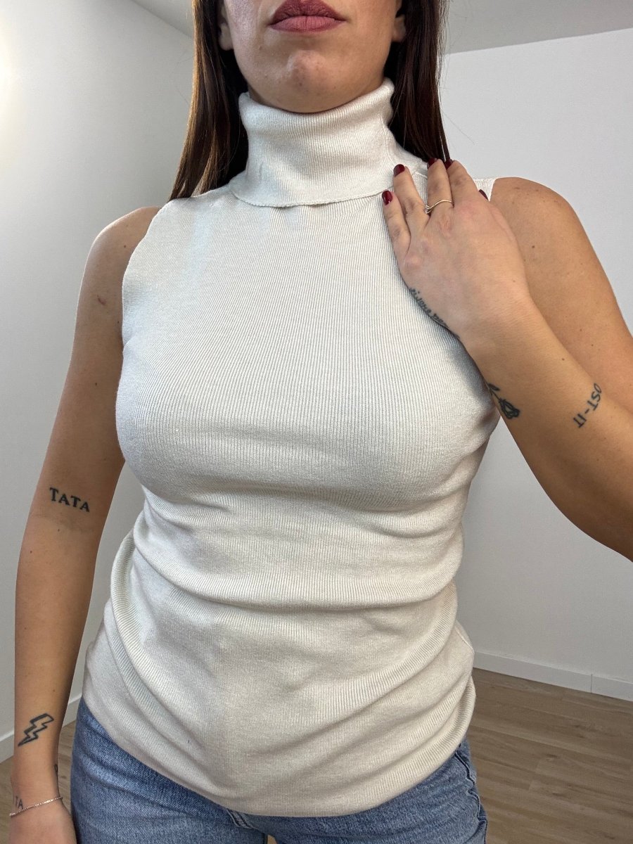 Maglia collo alto giro manica - immagine 8