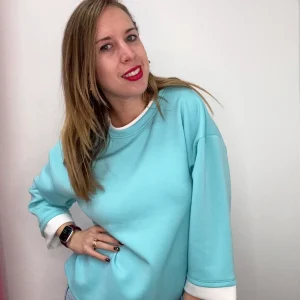 Maglia profili bianchi modal - abbigliamento - Stilosa