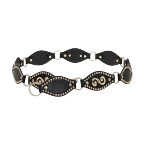 Cintura regolabile tutta lavorata a cerchi - Cintura - Stilosa