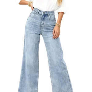 Jeans palazzo super stretch - abbigliamento - Stilosa