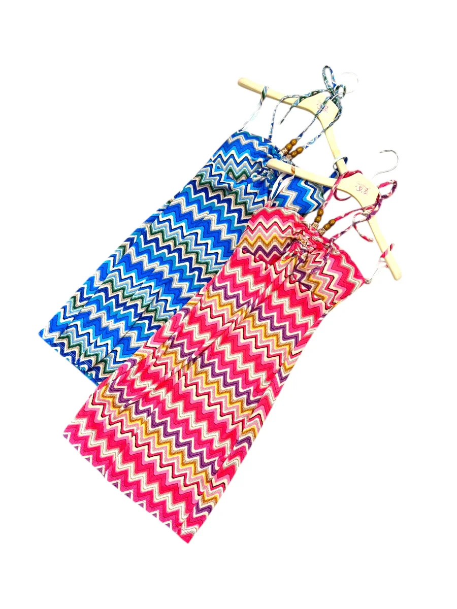 Abito corto zigzag perline - abbigliamento - Stilosa - immagine 2