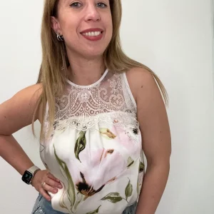 Canotta fantasia inserto pizzo - abbigliamento - Artigli