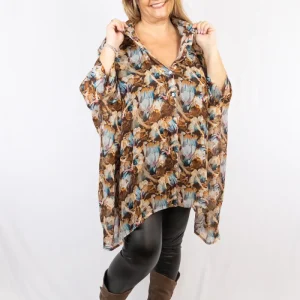 SusyStar - Camicione Maxi fantasia fiori - Art. STS7016F