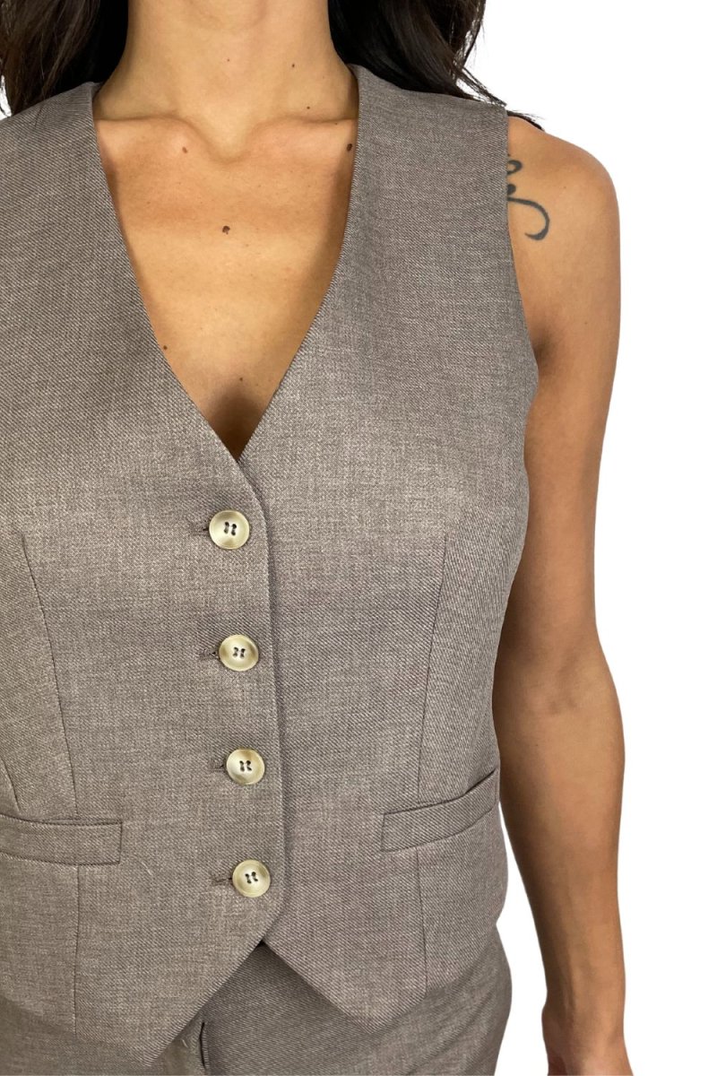 Angela Davis - Gilet spigato - Art. PI9CO18 - immagine 4